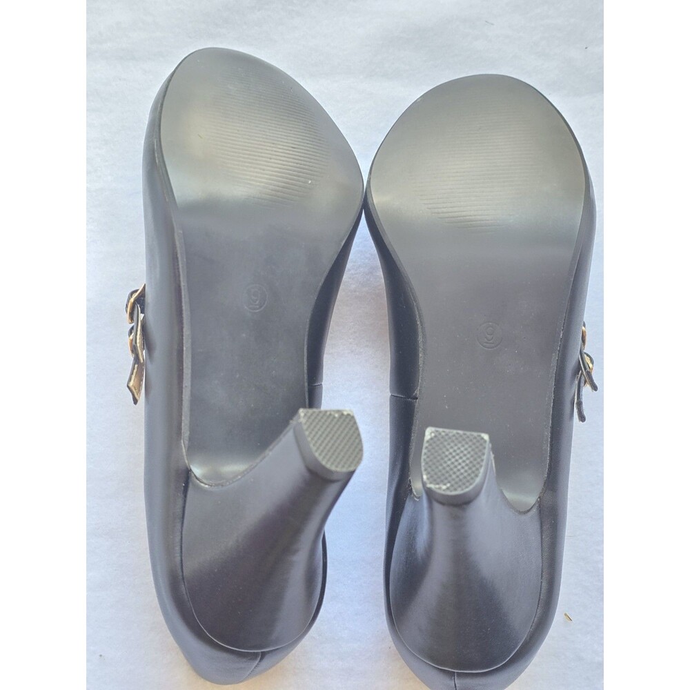 Journee Collection Womens Black Windy Mary Jane Pumps Size 9 - Picture 8 of 14